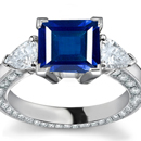 Mens Diamond Sapphire Ring