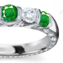 manup and speak straight from your heart and gift her this most beautiful green piece