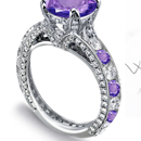 Purple Sapphire Diamond Rings Online Jewelry Store