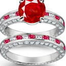 Ruby Cocktail Ring in 18k Pink Gold