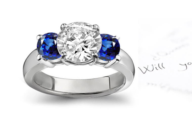 sapphire diamond rings