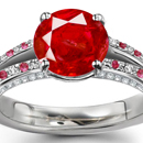 Madagascar
Ruby Ring with Diamonds