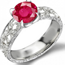 Natural Ruby Collector Ring with 3.65 carats sparkling diamonds and 2.25 carats ceylon rubies