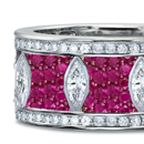 Ruby Rings in Platinum 500