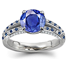 Sapphire Rings With Diamonds