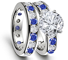 Fashion Jewelry-Rings Sapphire