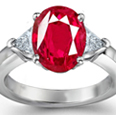 ruby ring, ruby diamond ring, platinum ruby engagement ring, ruby anniversary band, burmese red ruby., ruby eternity band