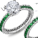 Columbian Emerald Ring with Diamonds