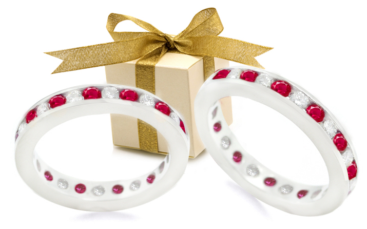ruby anniversary bands ruby diamond wedding bands ruby diamond eternity band ruby rounds diamond rounds channel set eternity bands platinum ruby eternity ring platinum ruby diamond alternated channel set eternity ring ruby round diamond rouns channel set eternity ring