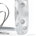 Diamond wedding anniversary rings and eternity rings