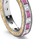 Pink Sapphire Diamond Rings Online Jewelry Store