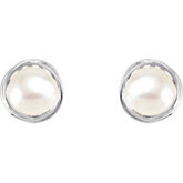Omega Clip Earrings for Pearl