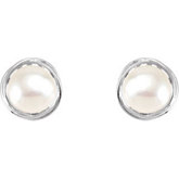 Omega Clip Earrings for Pearl