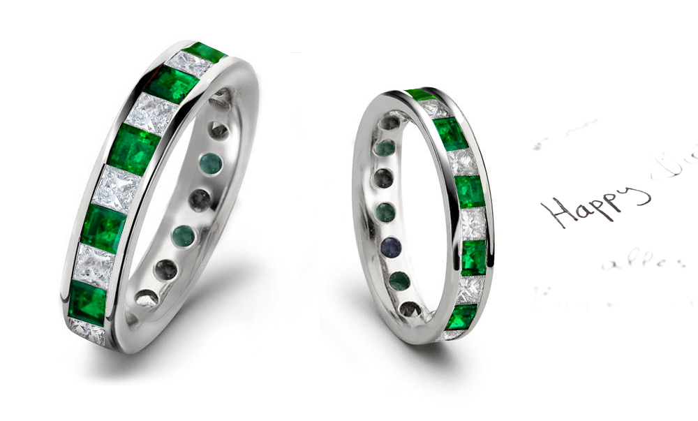 Emerald Ring Platinum Emerald Diamond Ring Emerald Rings Rings Emerald