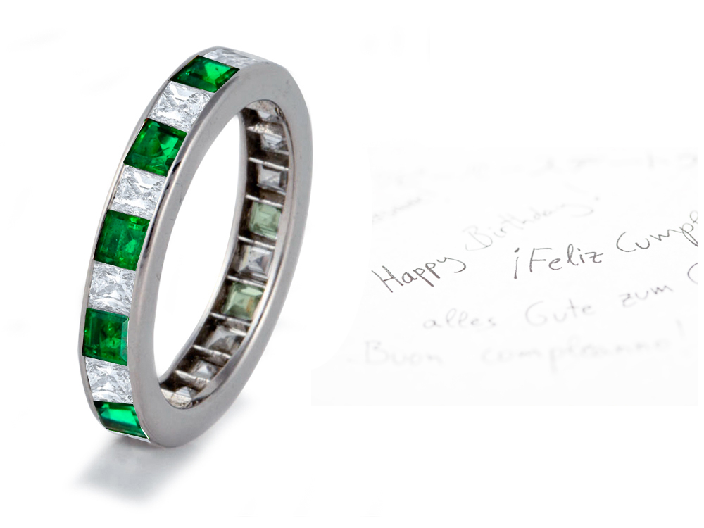Emerald Ring Platinum Emerald