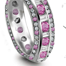 Pink Sapphire Diamond Rings Reviews