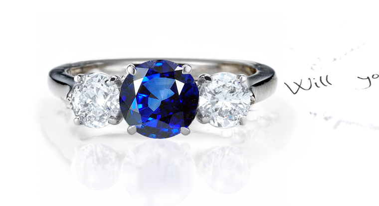 sapphire and diamond ring