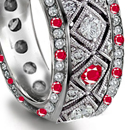 ruby eternity rings are your unique expressions of eternal love