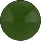 Round Genuine Nephrite Jade