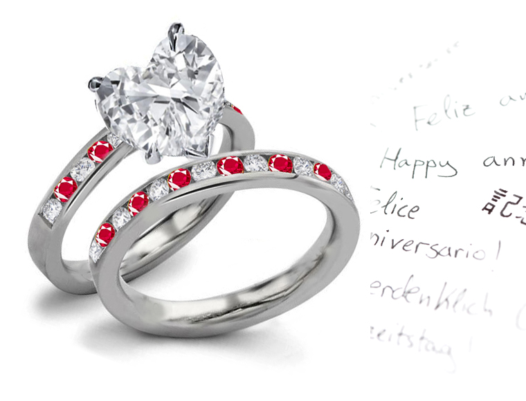 ring red diamond wedding ring solitaire engagement ring anne sportun ...