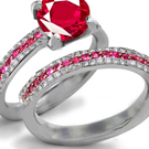 Victorian Ruby Ring Design with Diamonds
