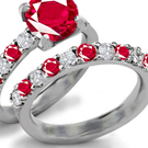 Art Noveau Ruby Ring
Design with Diamonds