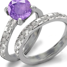 Purple Sapphire Diamond Rings Reviews