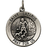 Round St. Lazarus Medal