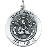 Round St. Martin de Porres Medal