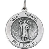 Round St. Raphael Medal