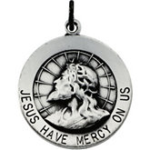 Round Face of Jesus Medal