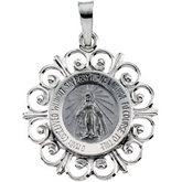 Round Miraculous Medal