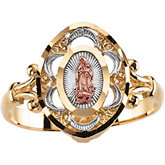 Tricolor Ldy/guadalupe Ring