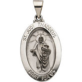 Hollow Oval St. Jude Medal