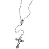 Imitation Pearl Rosary