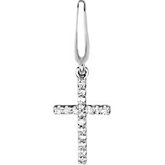 Petite Cross Dangle Mounting