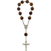 Madonna Meditation Rosary w/ Tiger Eye Beads