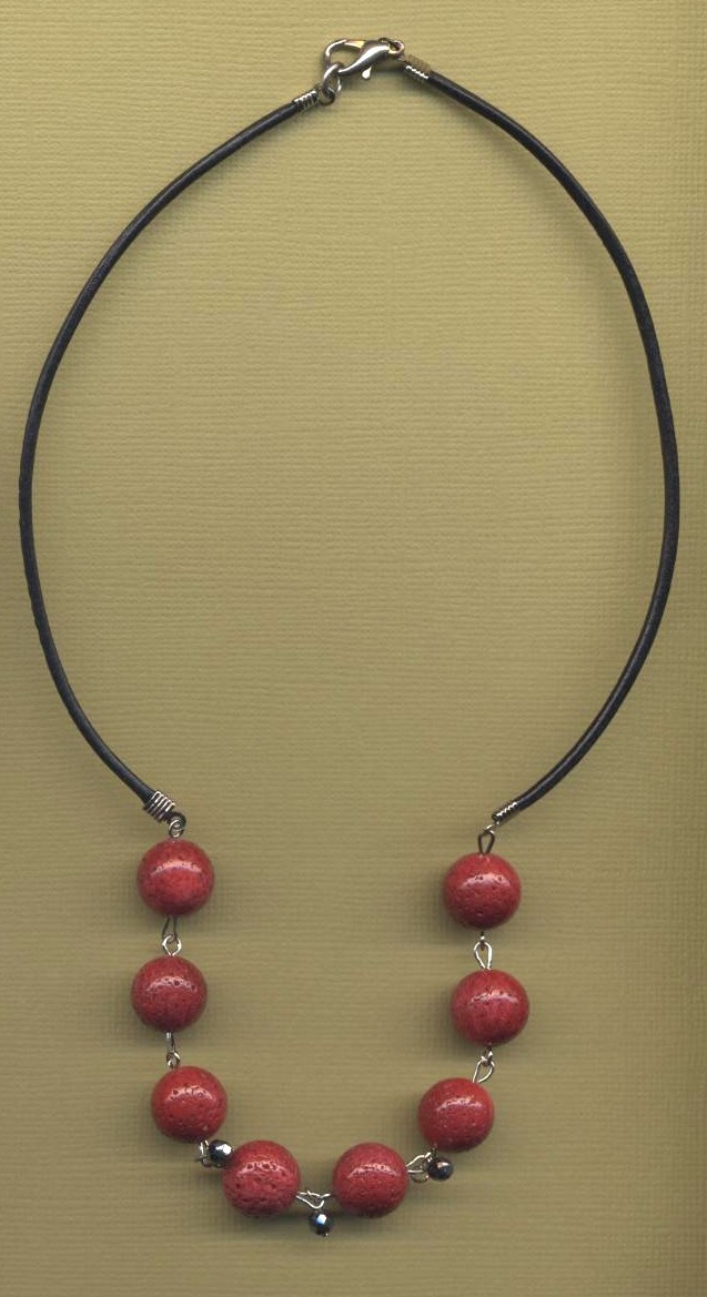 Red Sponge Coral Jewelry