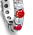 rubies, diamonds, wedding anniversary, engagement ring, eternity, gold, silver, platinum, ruby as natal stones