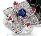 emerald_sapphire_amethst_ruby_diamond_ flower_ring
