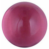 Round Genuine Cabochon Pink Tourmaline