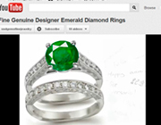 Watch Our Fine Genuine Emerald Ring Videos on Youtube