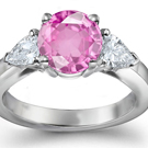 Pink sapphire or morganite? Diamond alternative engagement ring