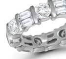 dazzling diamond rings can be appreciated from any angle