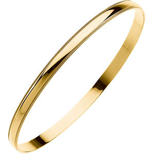 14k Yellow, White, Pink, Rose, Blue Gold Men & Women Bangles