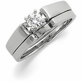 Cathedral Engagement Ring or Band Mounting 
