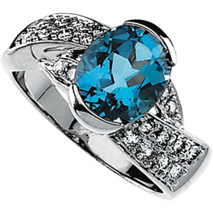 Blue Topaz Rings