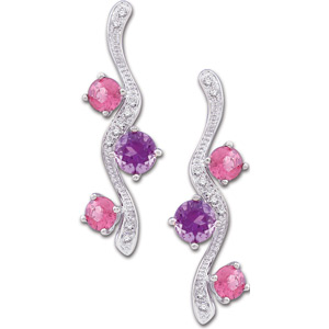 Diamond & Emerald Earrings