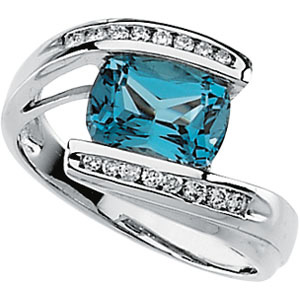 Blue Topaz Rings