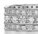 In latest gold or platinum mountings